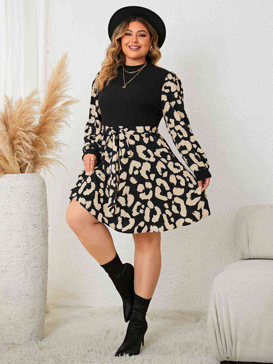 Plus Size Splicing Dress - Body By J'ne