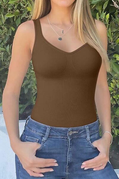 Wide Strap Active Bodysuit - Body By J'ne