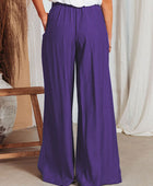 Drawstring Pocketed Wide Leg Pants - Body By J'ne