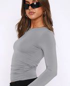 Round Neck Long-Sleeve Top - Body By J'ne