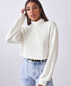 Turtleneck Long Sleeve Top - Body By J'ne