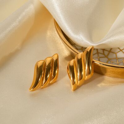 Minimalist 18K Gold-Plated Earrings - Body By J'ne