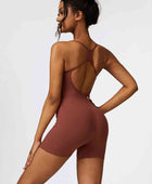 Halter Neck Sports Romper - Body By J'ne