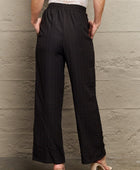 Tie Waist Long Pants - Body By J'ne