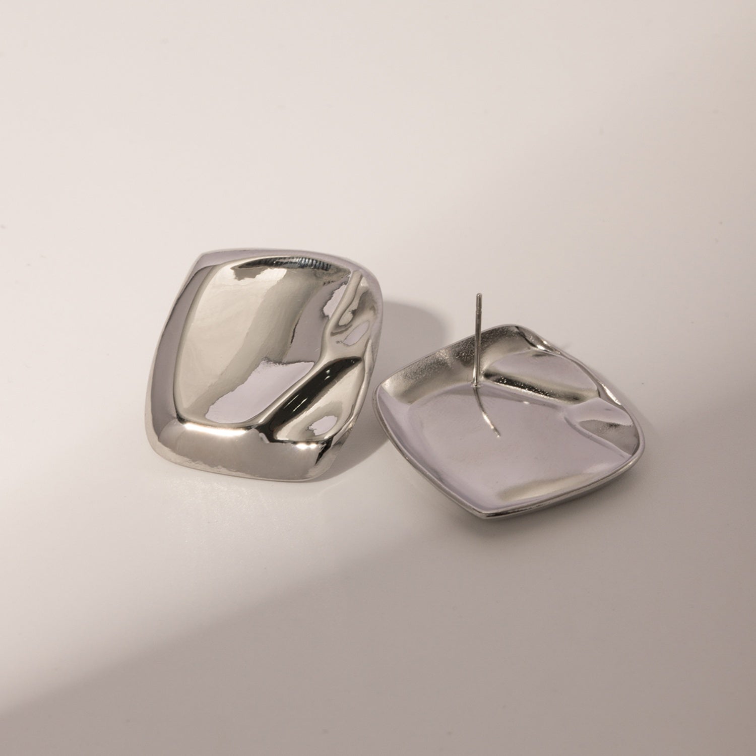 Stainless Steel Square Stud Earrings - Body By J'ne