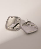 Stainless Steel Square Stud Earrings - Body By J'ne