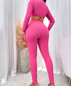 Cutout Cropped Top and Leggings Set - Body By J'ne