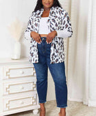 Leopard Long Sleeve Cardigan - Body By J'ne