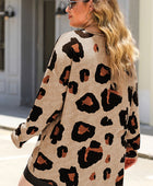 Plus Size Leopard Dropped Shoulder T-Shirt - Body By J'ne