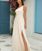 One-Shoulder Split Maxi Dress - Body By J'ne