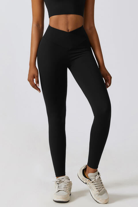 V-Waistband Sports Leggings - Body By J'ne