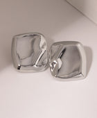 Stainless Steel Square Stud Earrings - Body By J'ne