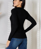 Full Size V-Neck Long Sleeve Cardigan - Body By J'ne