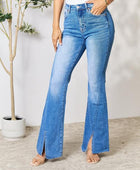 Slit Flare Jeans - Body By J'ne