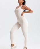 Wide Strap Sleeveless Active Jumpsuit - Body By J'ne