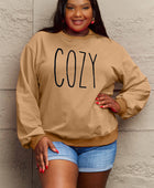 Full Size COZY Graphic Sweatshirt - Body By J'ne