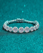 925 Sterling Silver 10.4 Carat Moissanite Bracelet - Body By J'ne