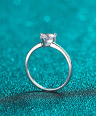 925 Sterling Silver Heart-Shaped Moissanite Solitaire Ring - Body By J'ne