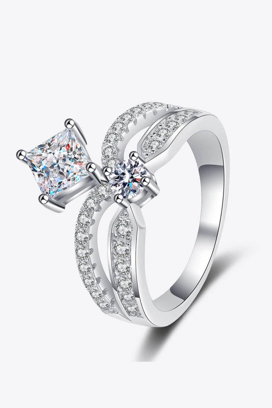 925 Sterling Silver Moissanite Crown Ring - Body By J'ne