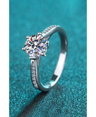 925 Sterling Silver Moissanite Ring - Body By J'ne