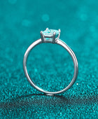 925 Sterling Silver Moissanite Solitaire Ring - Body By J'ne