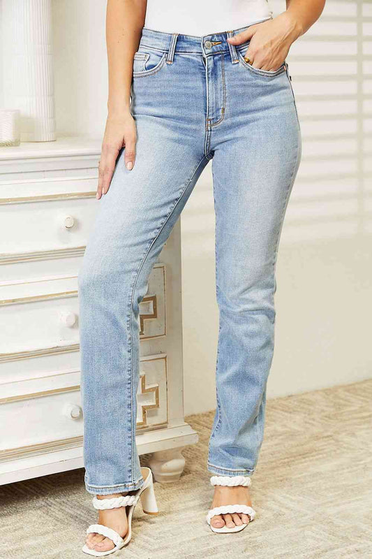 Full Size High Waist Jeans - Body By J'ne