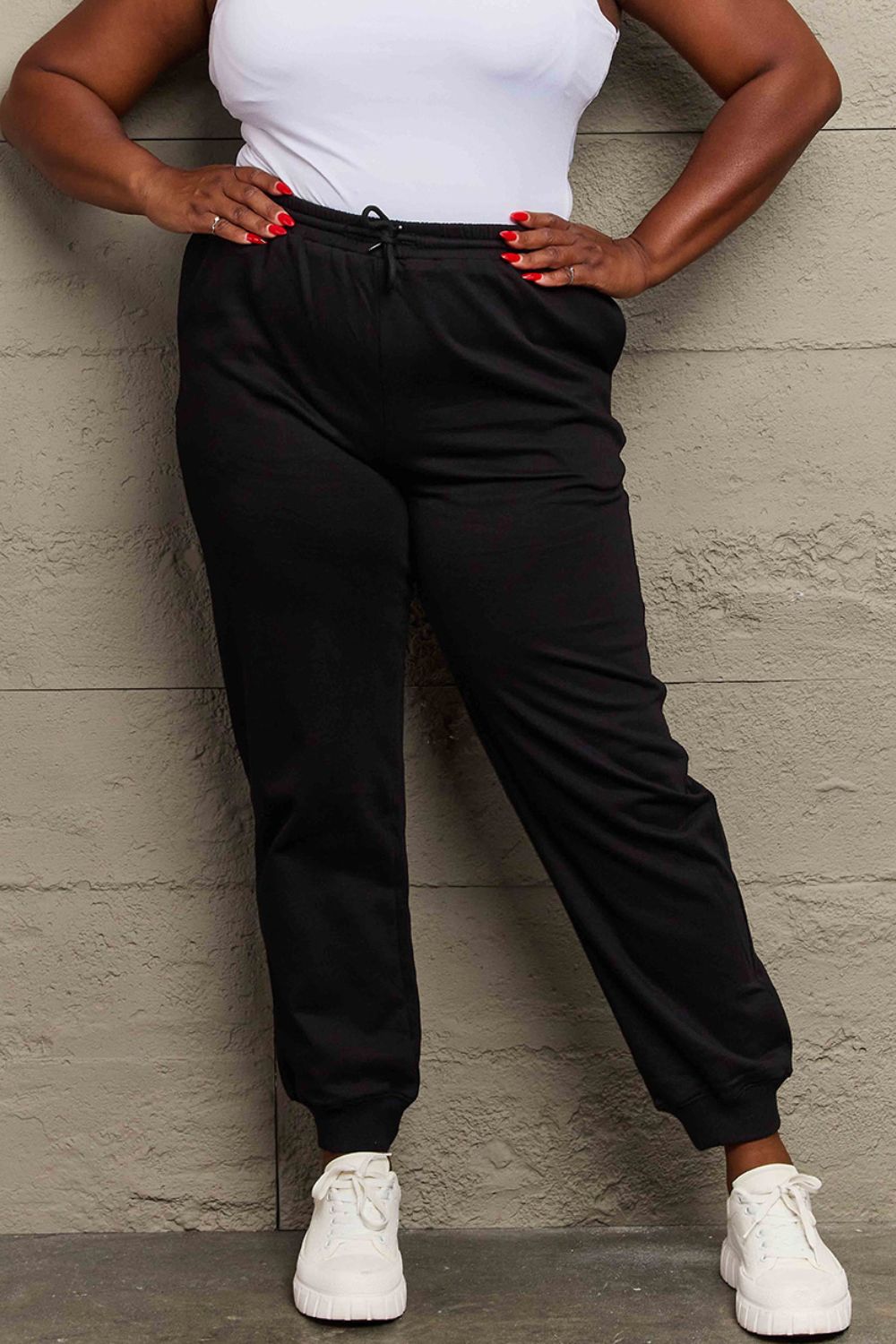 Mala Full Size Drawstring Sweatpants - Body By J'ne