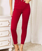 Full Size High Waist Tummy Control Skinny Jeans - Body By J'ne
