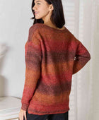 Gradient V-Neck Sweater - Body By J'ne