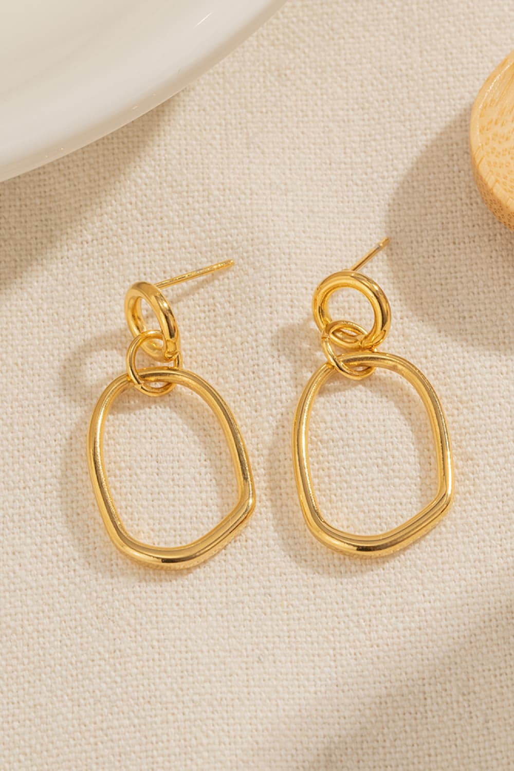 18K Gold-Plated Dangle Earrings - Body By J'ne