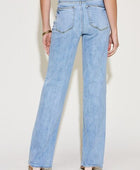 Judy Blue Full Size V Front Waistband Straight Jeans - Body By J'ne