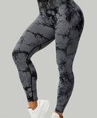 Printed High Waist Active Leggings - Body By J'ne