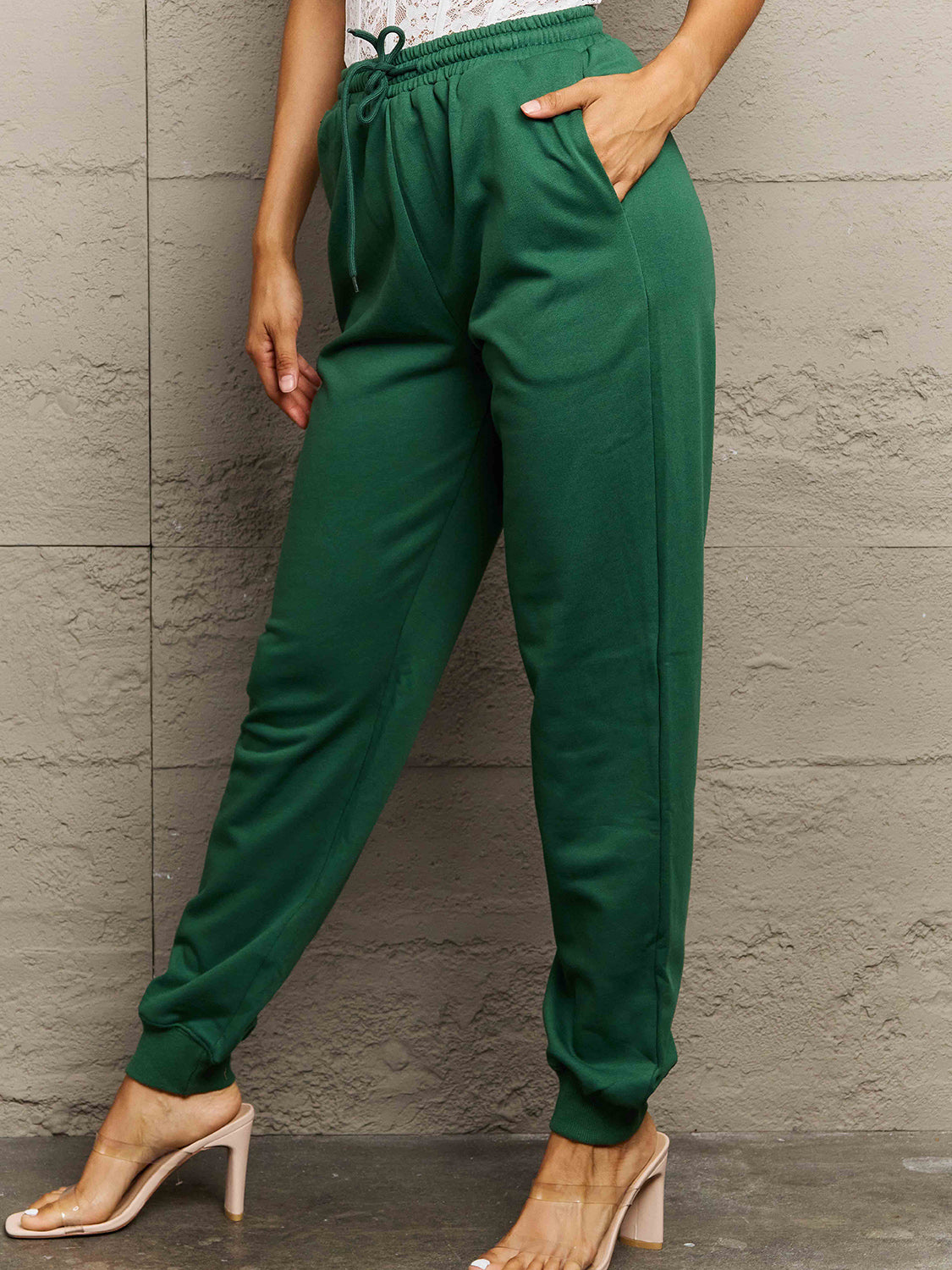 Mala Full Size Drawstring Sweatpants - Body By J'ne