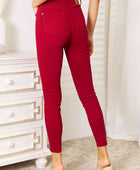 Full Size High Waist Tummy Control Skinny Jeans - Body By J'ne