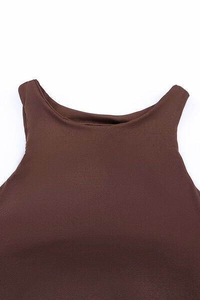 Round Neck Sleeveless Bodysuit - Body By J'ne