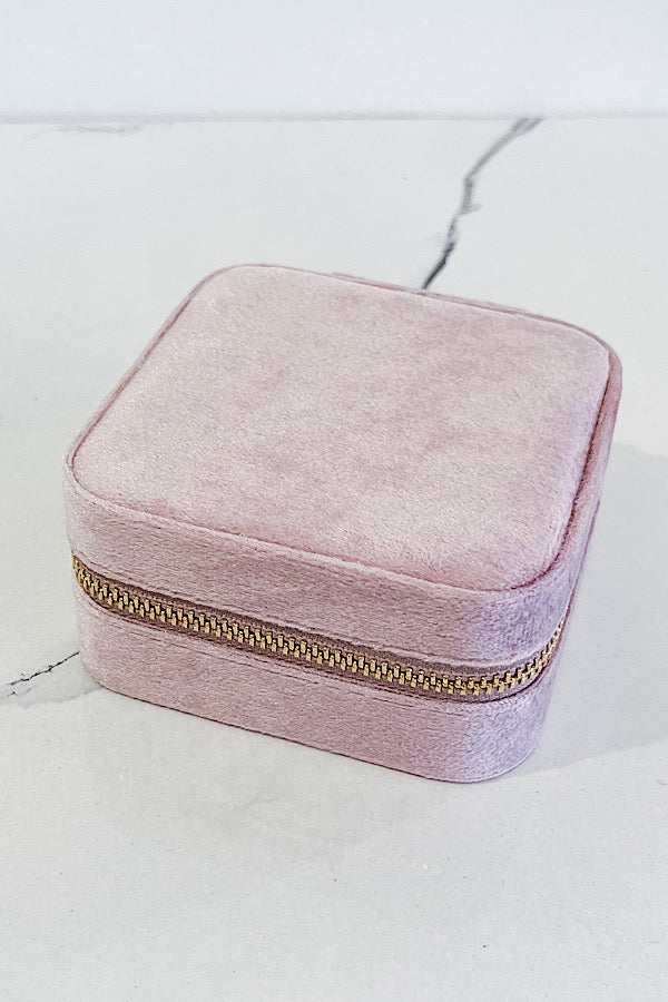 For Keeps Pink Velvet Jewelry Box - Body By J'ne