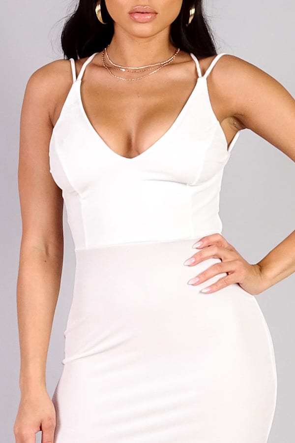 Showstopper, Sexy Crossover Strap Dress - Body By J'ne