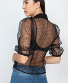 Contrast Dot Print Top - Body By J'ne