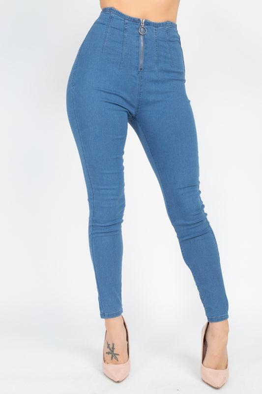High Waist Denim Jeans - Body By J'ne