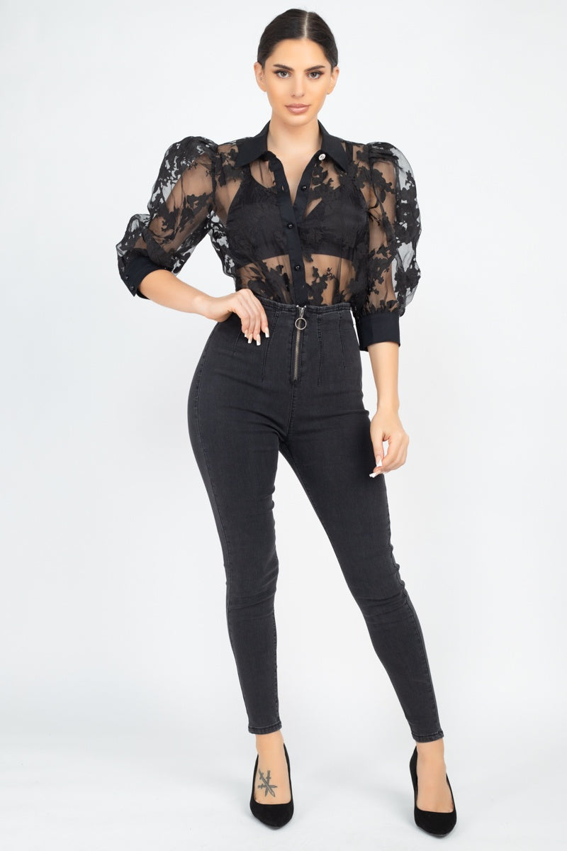 High Waist Denim Jeans - Body By J'ne