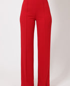 Double Reverse G Buckle Detail Pants - Body By J'ne