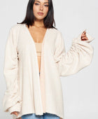 Cute Fuzzy Open Front Cardigan - Body By J'ne