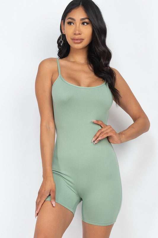 Sexy Backless Cami Romper - Body By J'ne