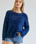 Cute Multi Color Polak Dot Sweater - Body By J'ne