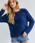 Cute Multi Color Polak Dot Sweater - Body By J'ne