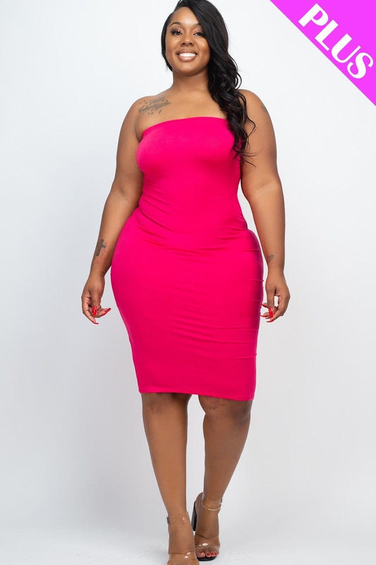 Plus Tube Bodycon Dress - Body By J'ne