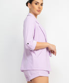 Roll-up Quarter Sleeve Jacket - Body By J'ne