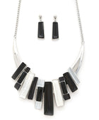 Color Bar Metal Necklace - Body By J'ne