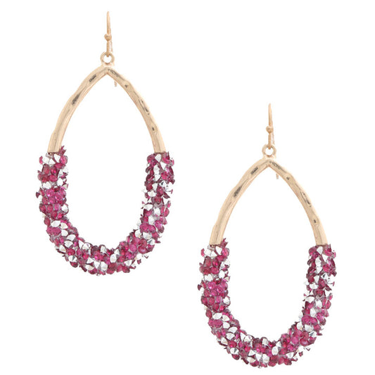 Beaded Teardrop Dangle Earring - Body By J'ne