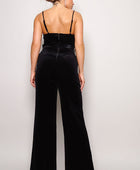 Samba Rhinestone Belt Velvet Jumpsuit - Body By J'ne